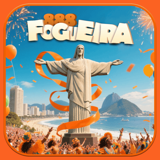Imagem promocional da FOGUEIRA888 mostrando a plataforma e suas vantagens